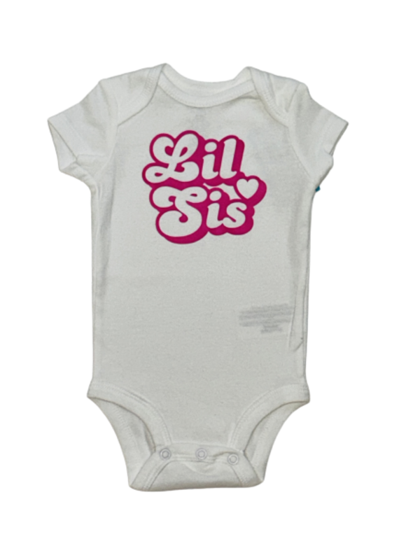 Lil Sis White Onesie Short Sleeve