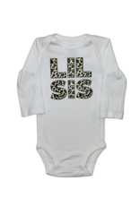 Tracy's Treasures Leopard Little Sis Long Sleeve