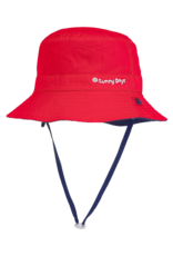 Reversible Red/Navy Bucket Hat 3-5 years