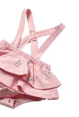 Dusty Pink Suspender Set