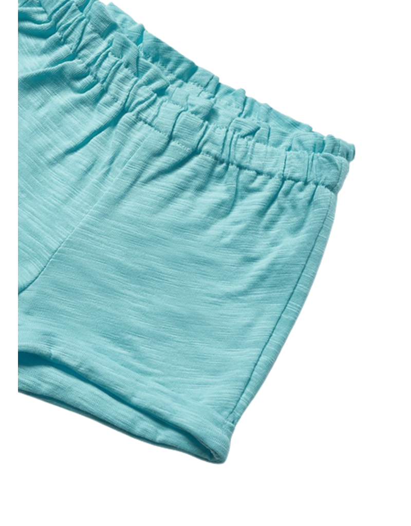 Turquoise Shirt Short Set