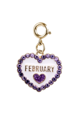 CHARM IT! Gold February Birthstone Charm