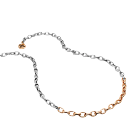 High Intencity Corporation CHARM IT! CHARM IT! Two Tone Chain Necklace