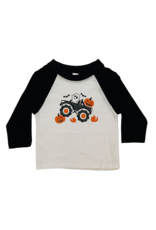 Halloween Truck Baseball Tee