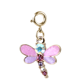 High Intencity Corporation CHARM IT! CHARM IT! Gold Glitter Dragonfly Charm