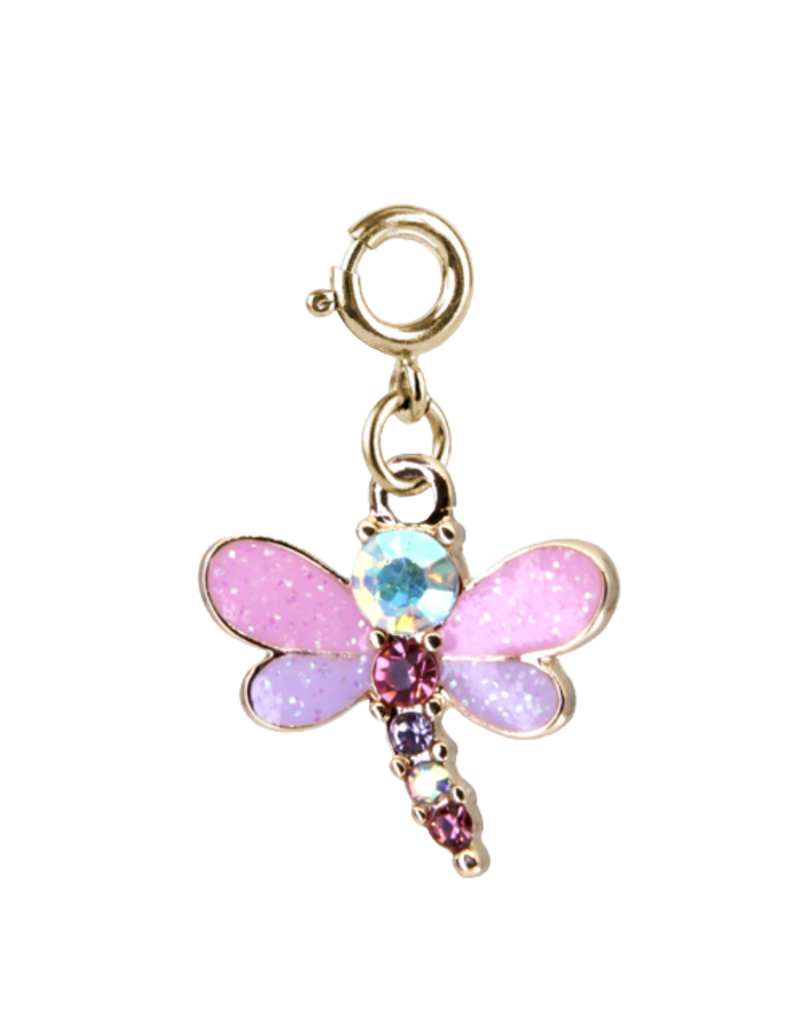 High Intencity Corporation CHARM IT! CHARM IT! Gold Glitter Dragonfly Charm