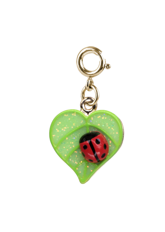 CHARM IT! Gold Glitter Little Ladybug Charm