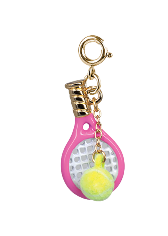 High Intencity Corporation CHARM IT! CHARM IT! Gold Tennis Racquet Charm