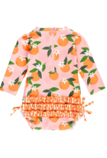 Orange You the Sweetest Long Sleeve One Piece Rash Guard