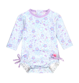 Fairytale Garden Long Sleeve One Piece Rash Guard