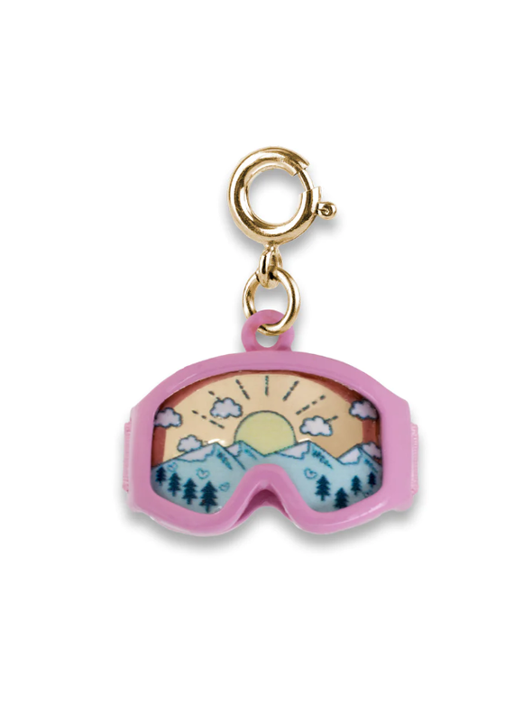 CHARM IT! Gold Ski Goggles Charm