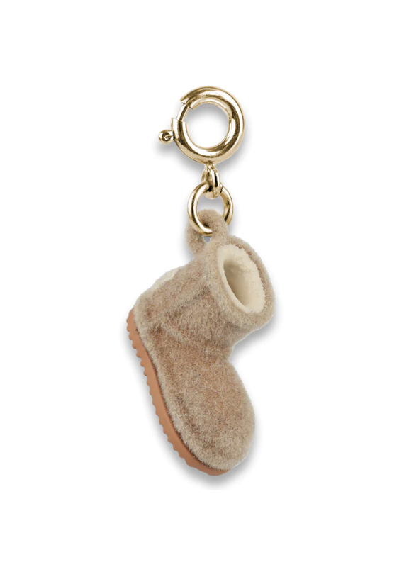 CHARM IT! Gold Furry Bootie Charm