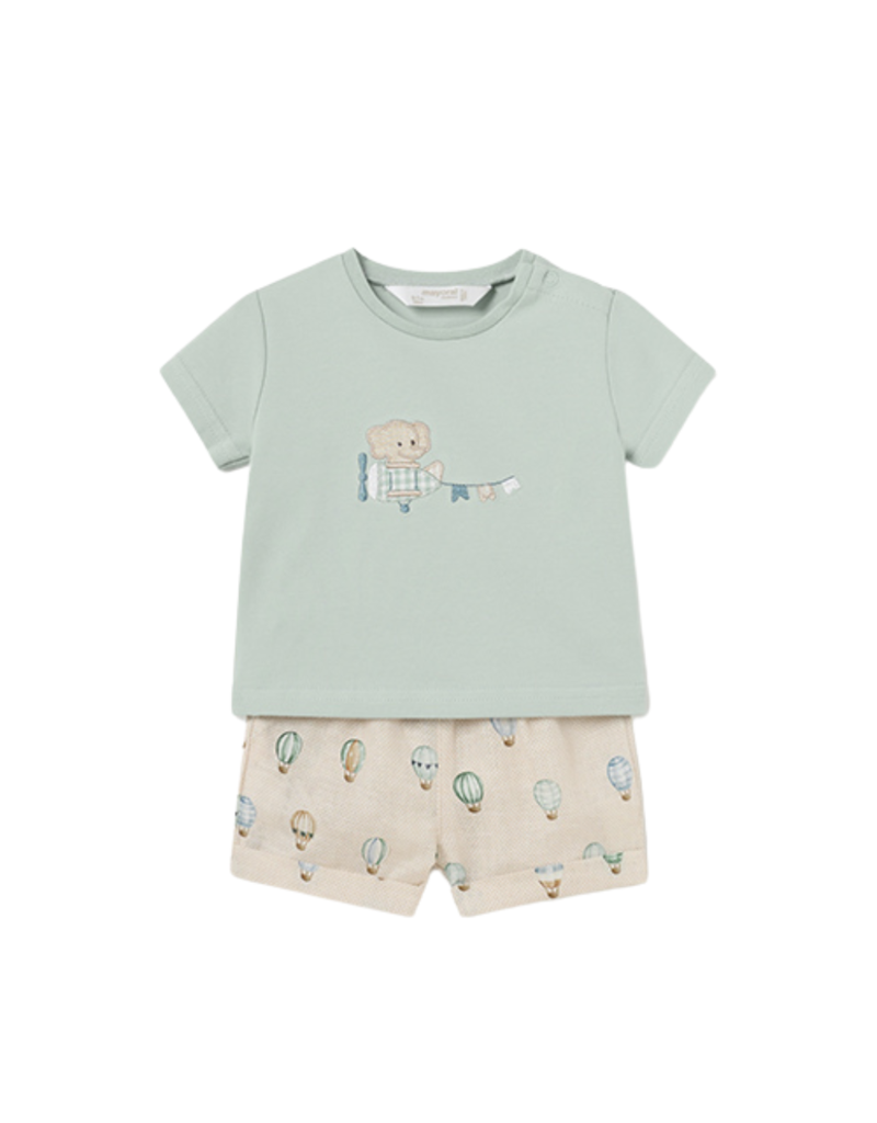 Jade Elephant Shirt and Short Set