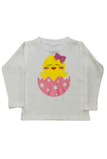 Chick with Bow Toddler Long Sleeve