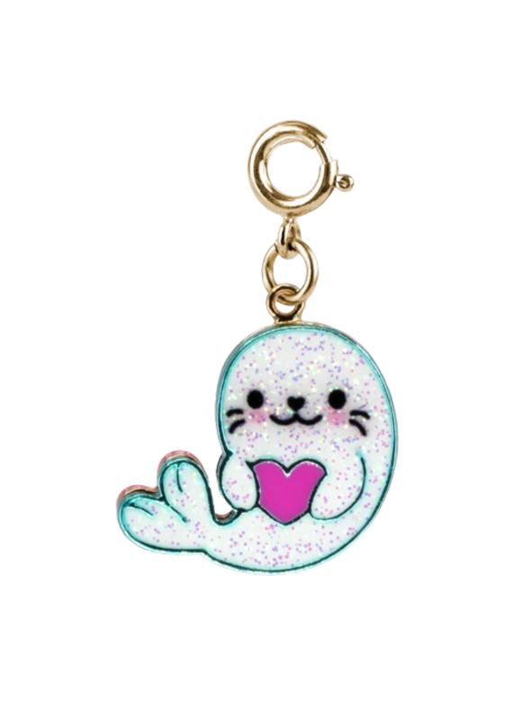 CHARM IT! Gold Glitter Seal Charm