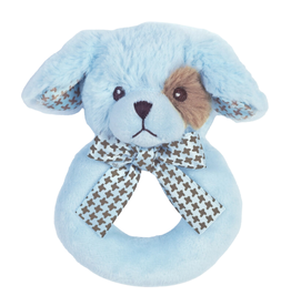Bearington Collection Lil' Waggles Puppy Dog Ring Rattle
