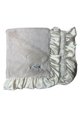 RazzleBaby Neutral & Champagne Double Plush Blanket