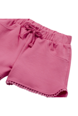 Magenta Chenille Shorts