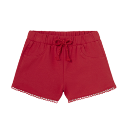 Red Chenille Shorts