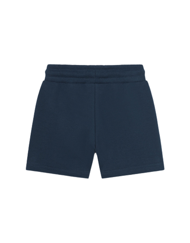 Blue Basic Fleece Shorts