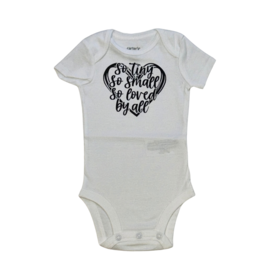 Tracy's Treasures So Tiny So Small Black Onesie