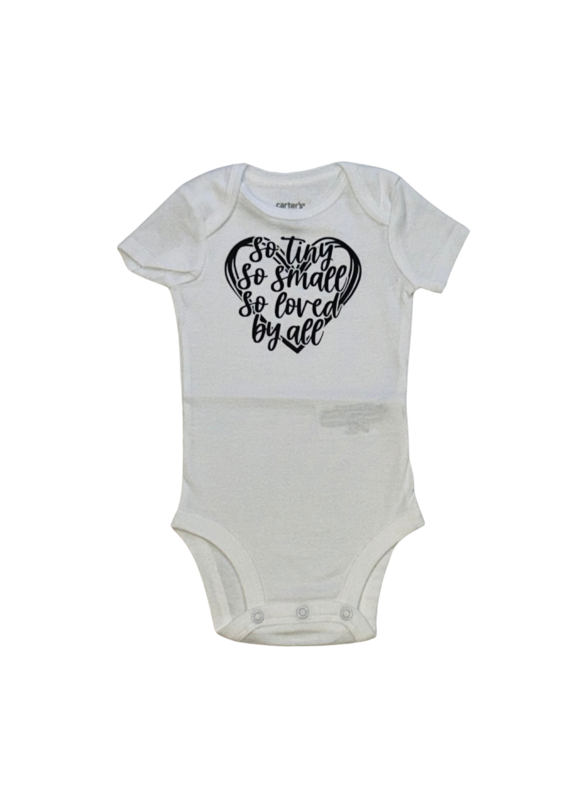 Tracy's Treasures So Tiny So Small Black Onesie