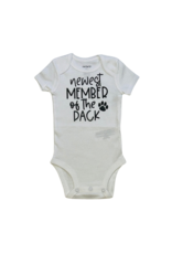 Tracy's Treasures Newest Member of the Pack Onesie