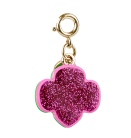 CHARM IT! Gold Girl Scout Glitter Trefoil Charm