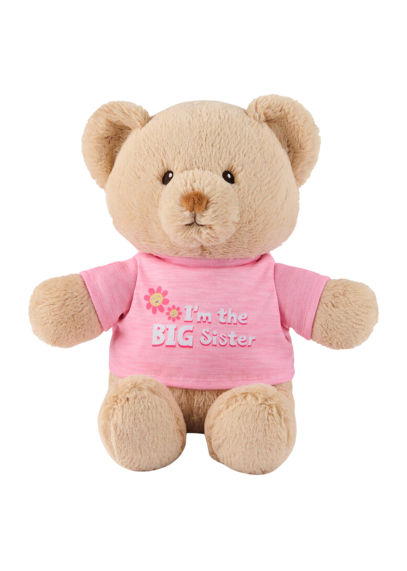 Gund I'm the Big Sister Bear Light Pink