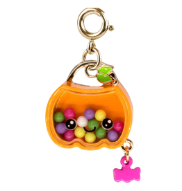 CHARM IT! Gold Trick-or-Treat Pumpkin Shaker Charm