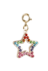 CHARM IT! Gold Rainbow Sparkle Star Charm