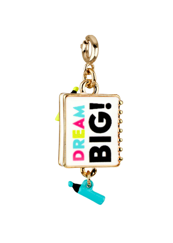 CHARM IT! Gold Bright Ideas Notebook Charm