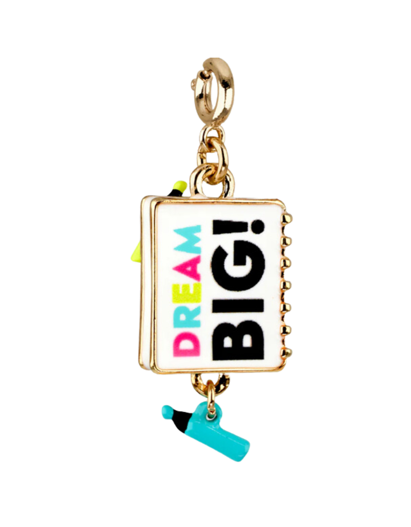 CHARM IT! Gold Bright Ideas Notebook Charm