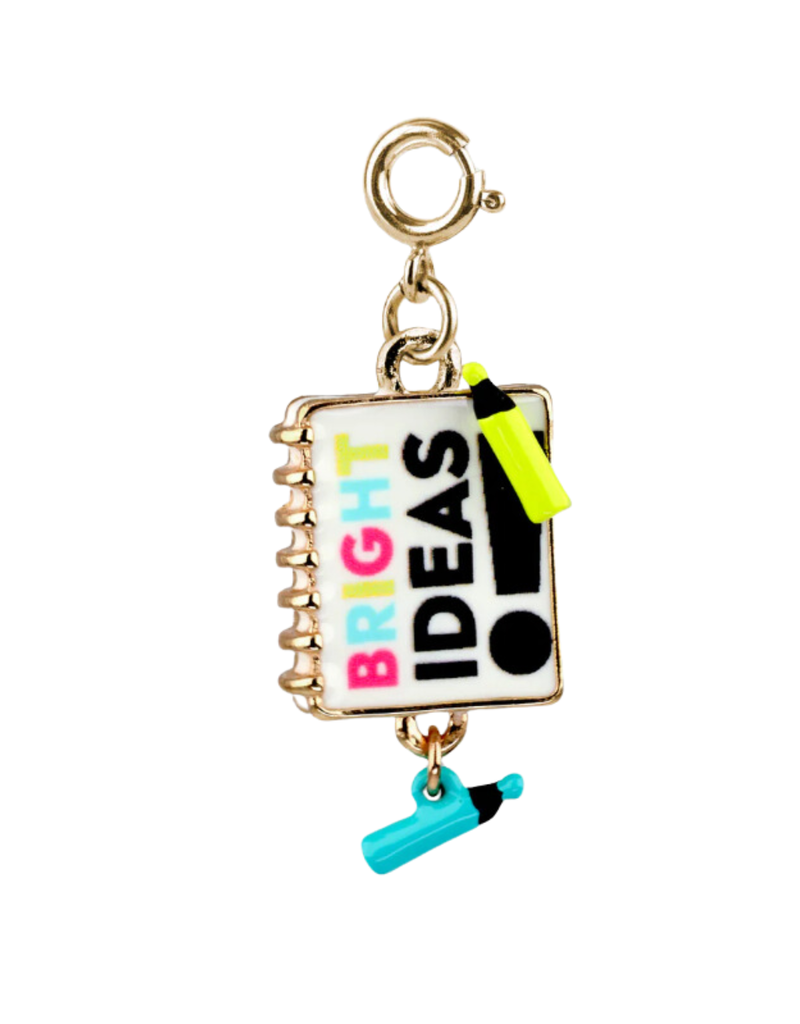 CHARM IT! Gold Bright Ideas Notebook Charm