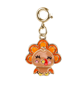 CHARM IT! Gold Swivel Turkey Charm