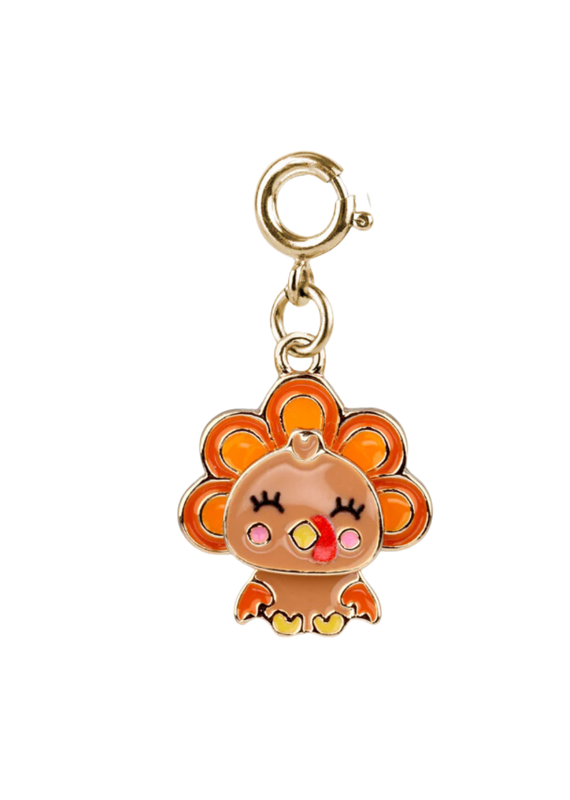 CHARM IT! Gold Swivel Turkey Charm