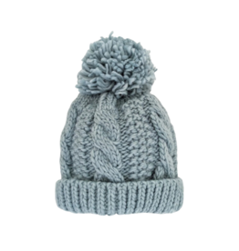Surf Blue Cable Beanie
