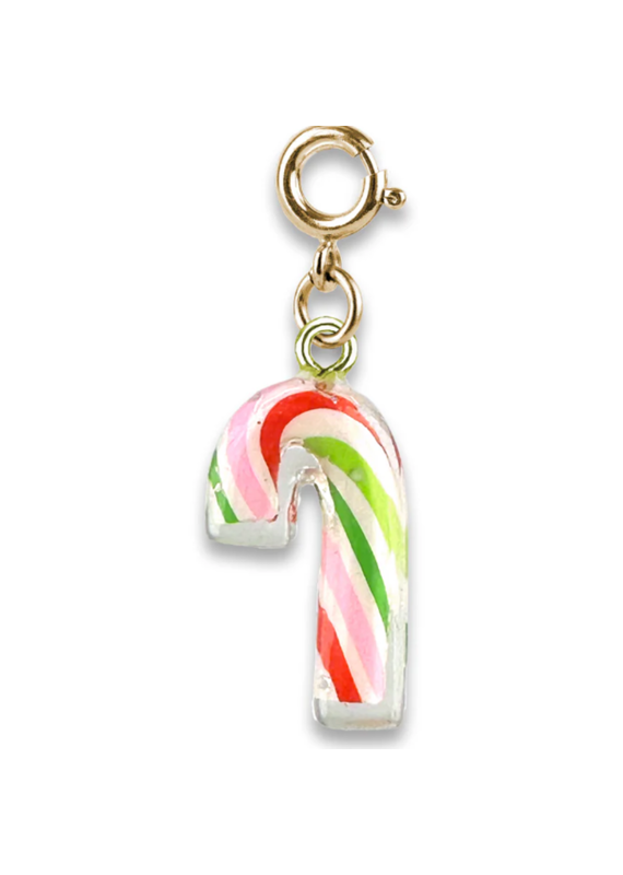 High Intencity Corporation CHARM IT! CHARM IT! Gold Candy Cane Charm