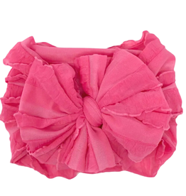 rockin royalty Candy Pink Ruffled Headband