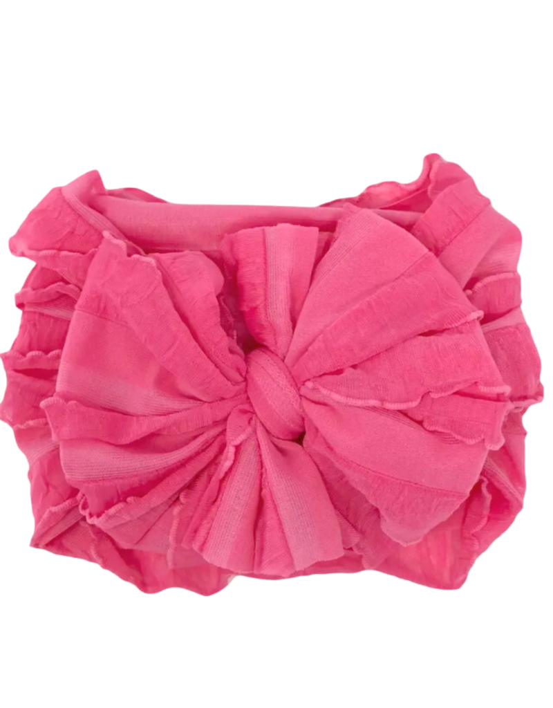 rockin royalty Candy Pink Ruffled Headband