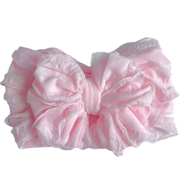 rockin royalty Perfect Pink Ruffled Headband