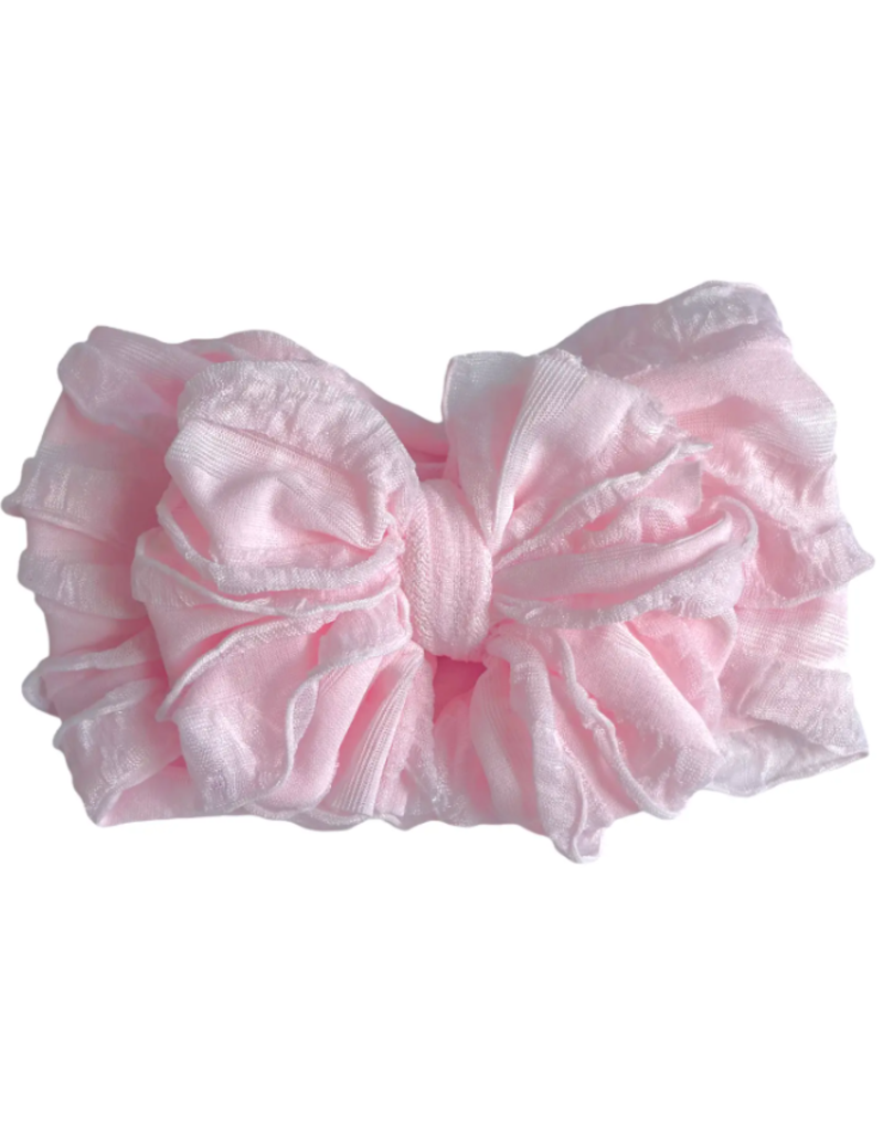 rockin royalty Perfect Pink Ruffled Headband