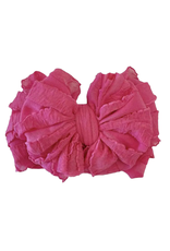 rockin royalty Hot Pink Ruffled Headband
