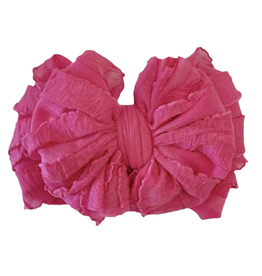 rockin royalty Hot Pink Ruffled Headband