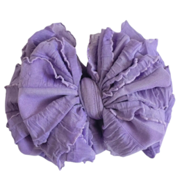 rockin royalty Orchid Ruffled Headband