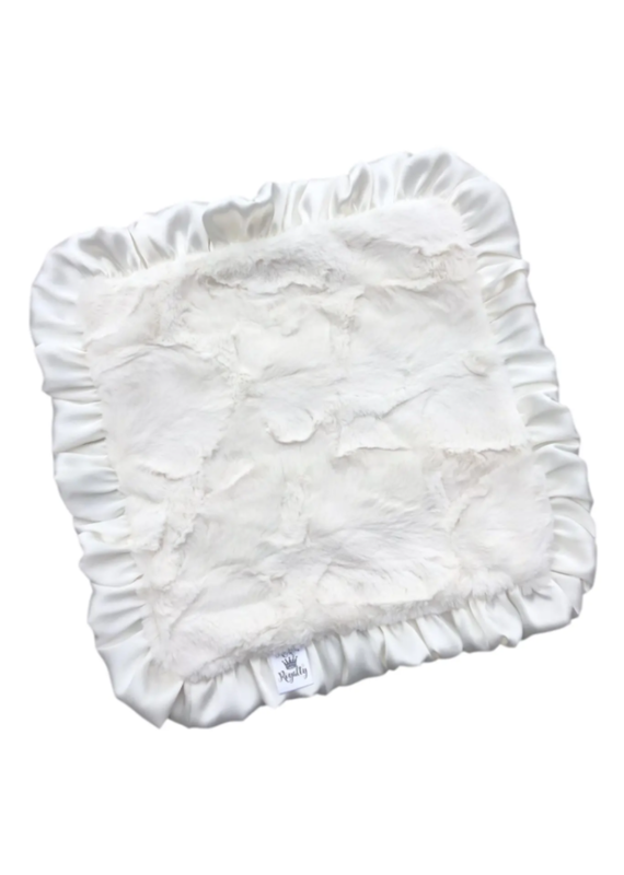 rockin royalty Classic Ivory Luxe  Cuddle Lovie