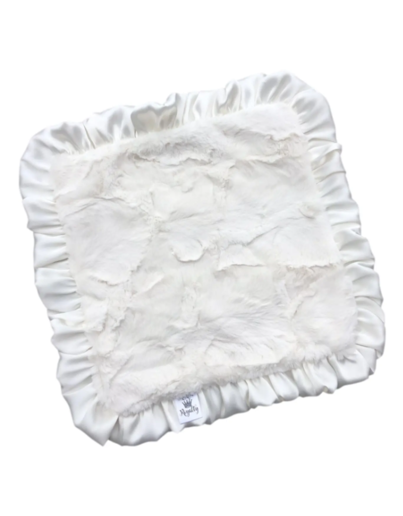 rockin royalty Classic Ivory Luxe  Cuddle Lovie