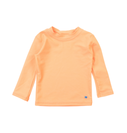 RuffleButts + RuggedButts Neon Orange Long Sleeve Rash Guard