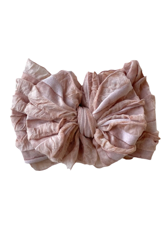 rockin royalty Brulee Tie Dye Ruffled Headband