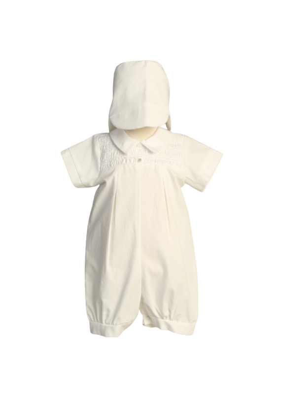 Bernard Cotton Romper Christening